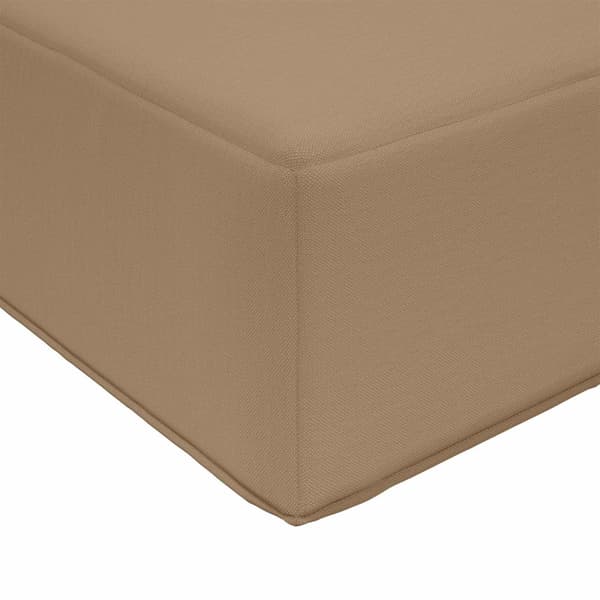 Utomhus Soffa Kudde Taupe 80 x 80 x 8 cm Polyester