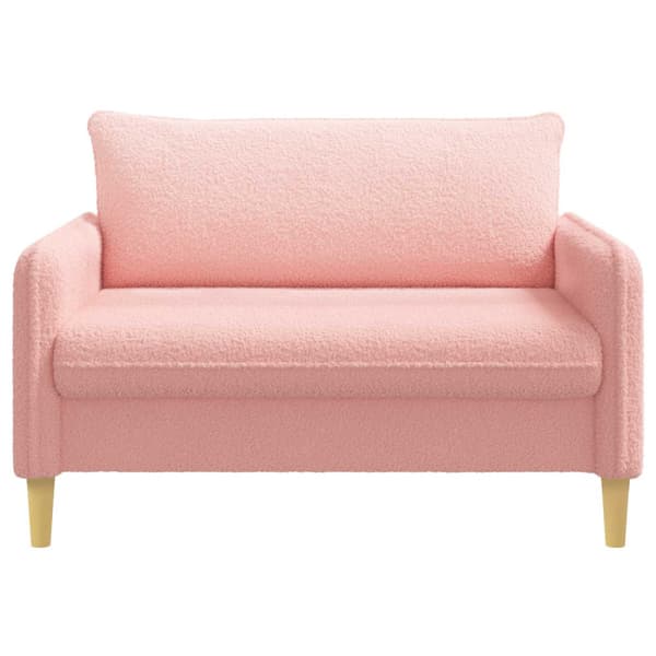 XXL Fåtölj Rosa Bouclé