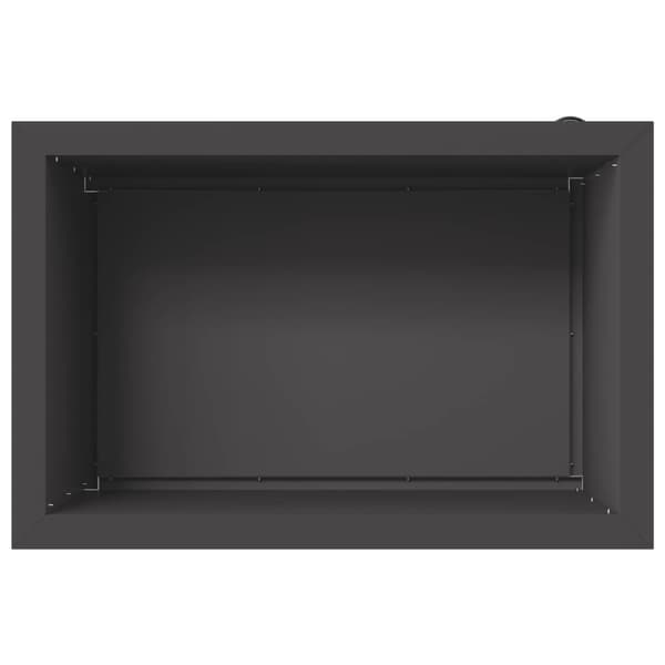Odlingslåda med LED 2 st Svart 40 x 60 x 40 cm Stål