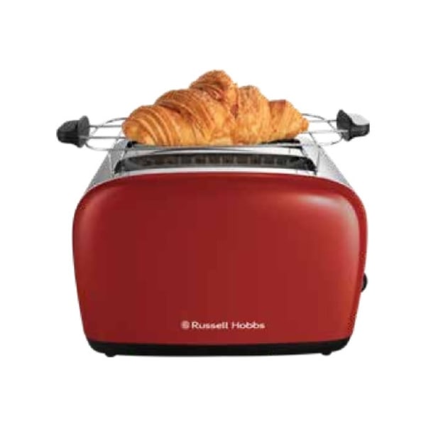 Russell Hobbs Colours Plus 26554-56 - brödrost - röd