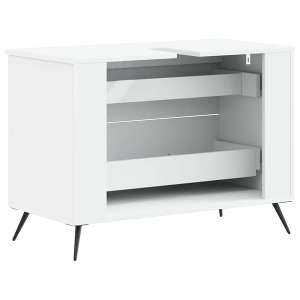 Badrumsskåp med handfat BREDA Vit 82 x 41 x 59 cm