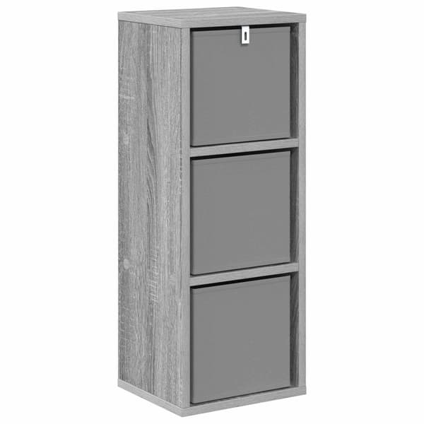 Sideboard med låda Grå Sonoma 25,5 x 22 x 69,5 cm
