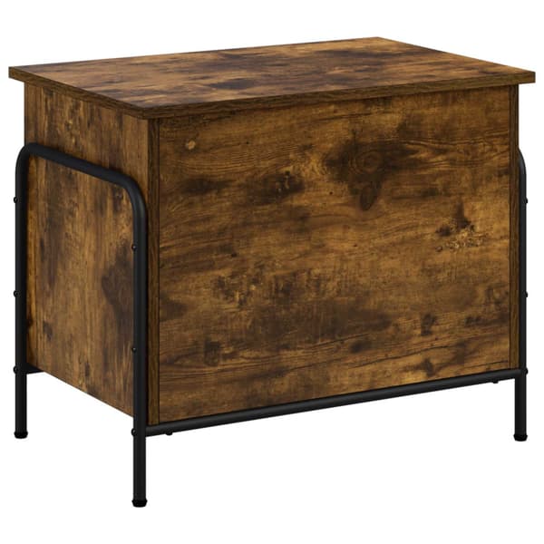 Förvaringslåda Rökt ek 80 x 40 x 49,5 cm Konstruerat trä