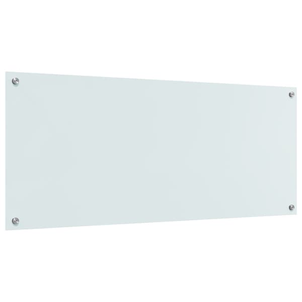 Köksskydd Vit 120 x 50 cm härdat glas
