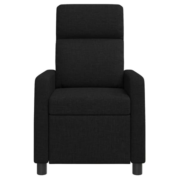 Massagefåtölj Svart Tyg