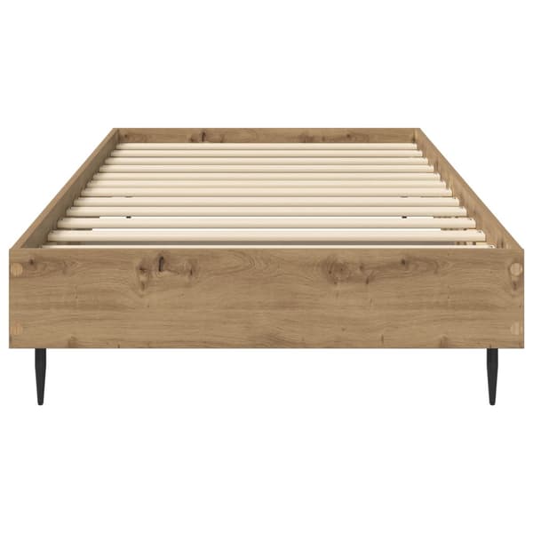 Sängram Artisan-ek 80 x 200 cm Konstruerat trä