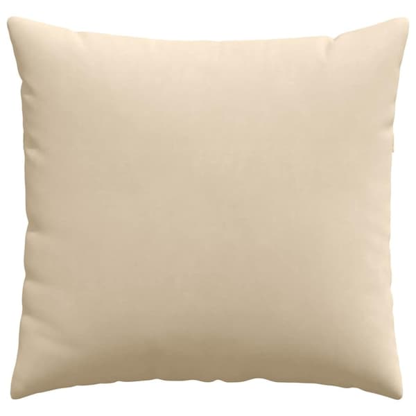 Sofakuddar 2 pcs Kräm 45 x 45 cm tyg