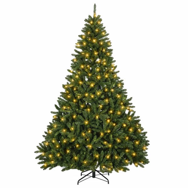 Plast Hingad Julgran 270 cm 600 LED-lampor Varmvit