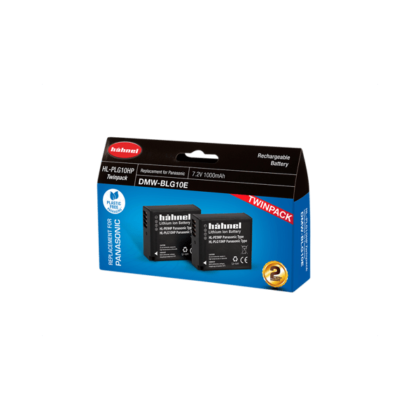 Hähnel Battery Panasonic HL-PLG10HP / DMW-BLG10E Twin Pack
