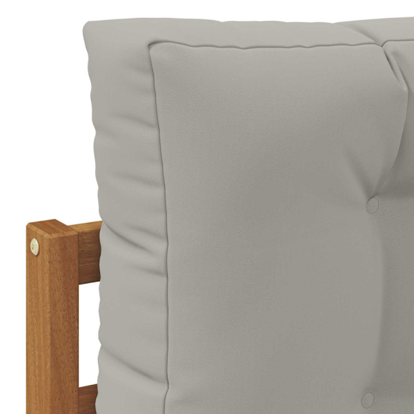 Utomhussoffa Massivt akaciaträ och polyester