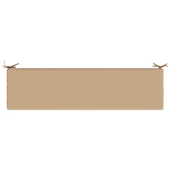 Bänk kudde SOEST 100% Polyester Sand 150 x 40 x 8 cm