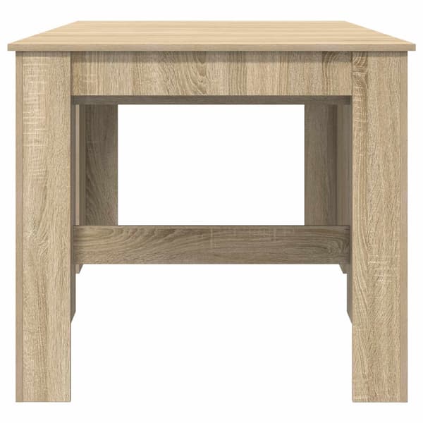 Matbord 180 x 85 x 75 cm Konstruerat trä Sonoma-ek Rektangulär