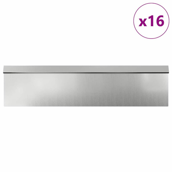 Snigelstaket 20 pcs Silver Galvaniserat Stål