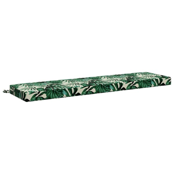 Bänk kudde SOEST 100% Polyester Bladmönster 150 x 40 x 8 cm