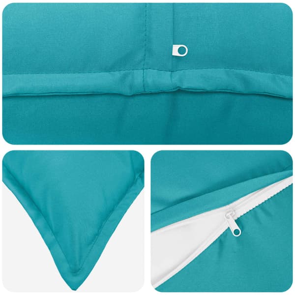 Kuddöverdrag 6 st HOUTEN Turkos 30 x 30 cm Polyester