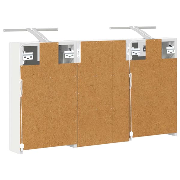 Badrumsskåpsset 3 st 90 x 10,5 x 50 cm Konstruerat trä