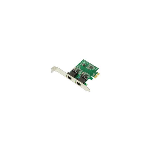 LogiLink - nätverksadapter - PCIe 2.0 - Gigabit Ethernet x 2