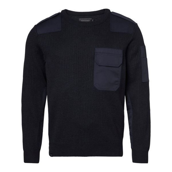 Nato Pullover Round Neck Dark navy Unisex