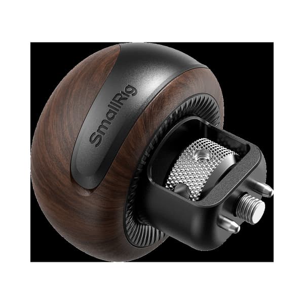 SmallRig 5926 Mini Wooden Side Handle with 1/4''-20 Locating Screw