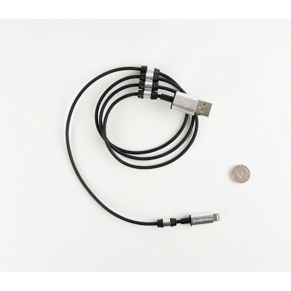 Synkkabel Lightning RIVET 1m 4xMagnetcips