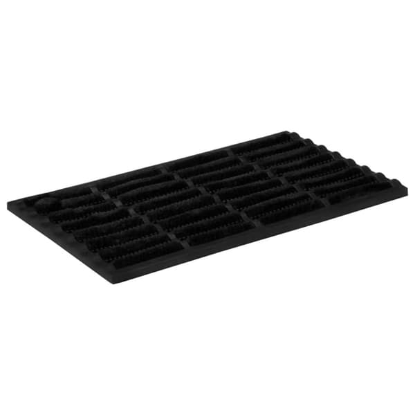 Dörrmatta rektangulär 45x75 cm gummi och kokos