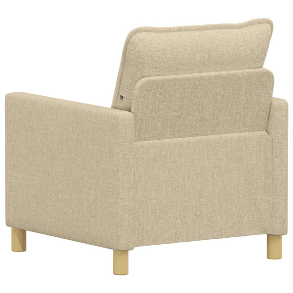 Soffa Gräddvit Tyg