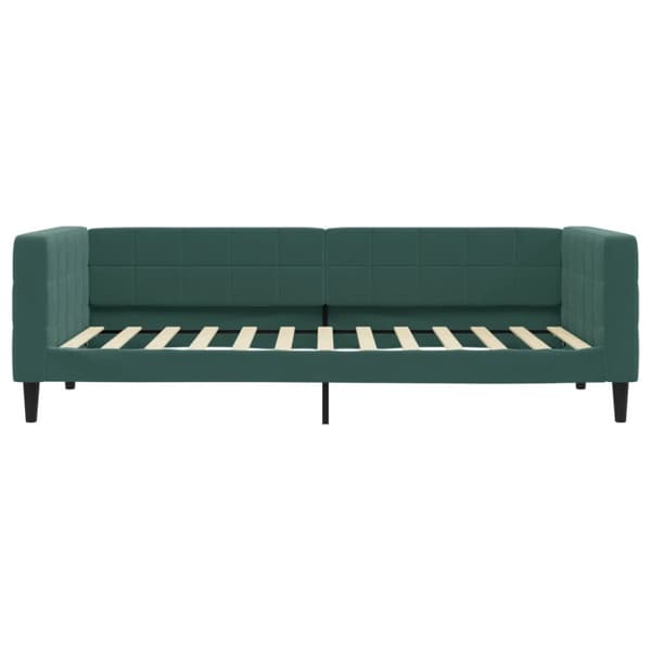 Dagbädd mörkgrön 100x200 cm sammet