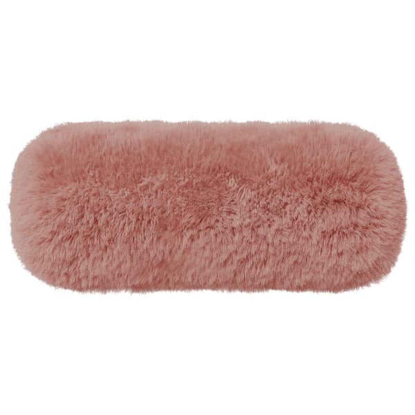 Kuddöverdrag 6 st HEERLEN Rosa Ø 15 x 40 cm PV Fleece