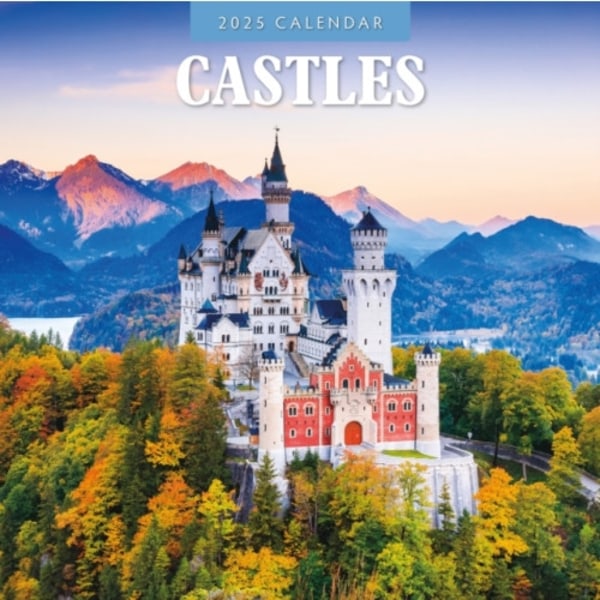 Castles 2025 Square Wall Calendar (häftad, eng)