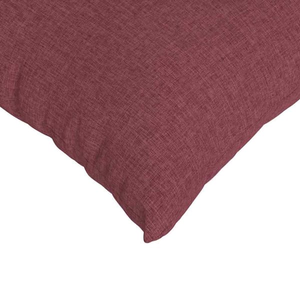 Sofakuddar 2 pcs Vinröd 45 x 45 cm tyg