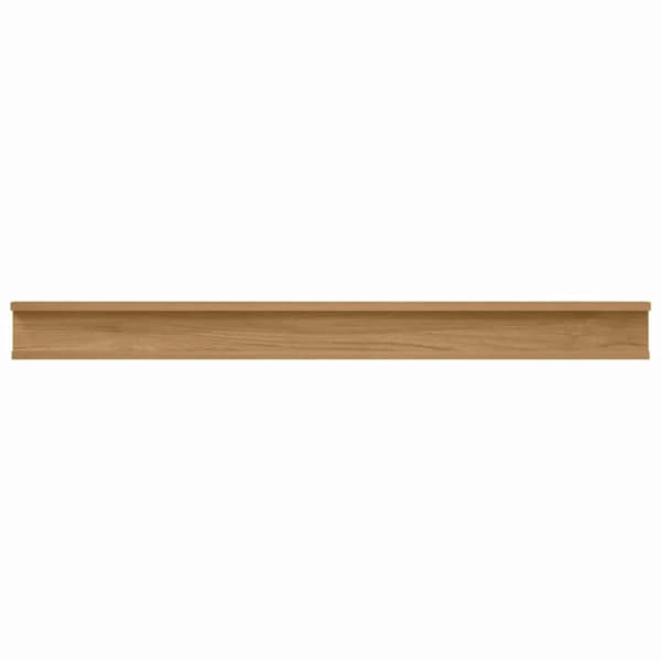 Vägg hylla Väggmonterat 4 st Brun 100 x 9 x 3 cm