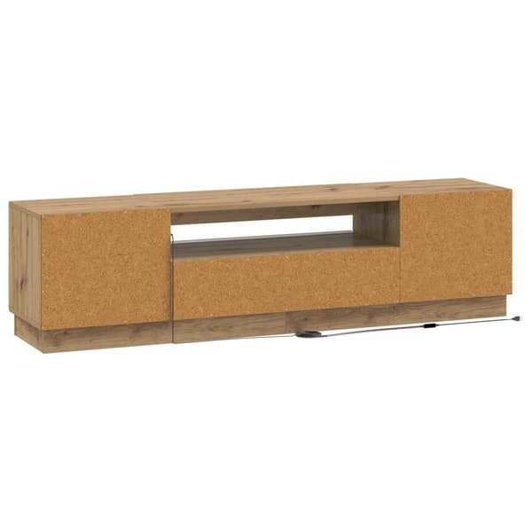 LED TV-skåp Artisan-ek Konstruerat trä