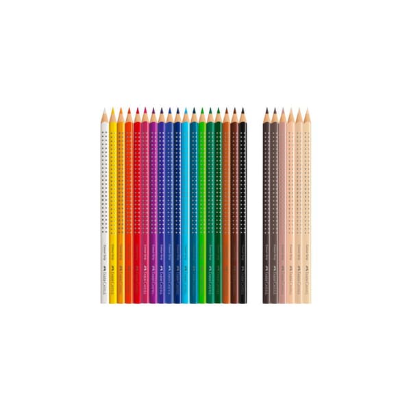 Färgpenna FABER CASTELL Grip 24/fp