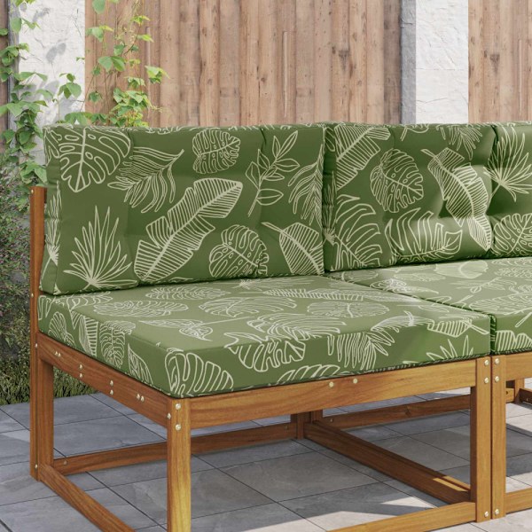 Utomhus Soffa Kudde 2 pcs Bladdesign Polyester