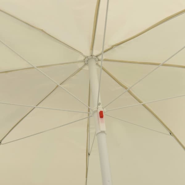 Strandparasoll sandgul 300 cm