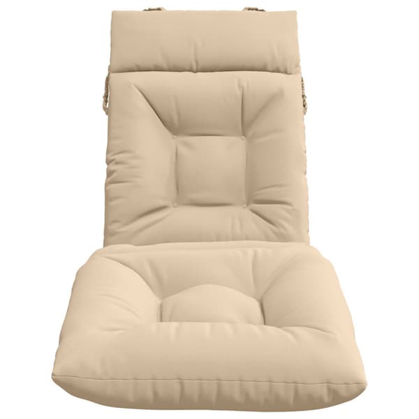Solstol Kudde VIANEN 100% Polyester Gräddvit 200 x 60 x 8 cm
