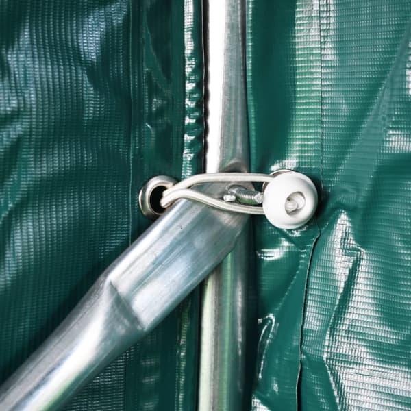 Garagetält PVC 1,6x2,4 m grön