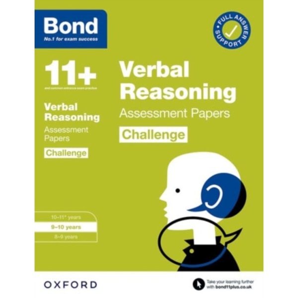 Bond 11+: Bond 11+ Verbal Reasoning Challenge Assessment Papers 9-10 years (häftad, eng)