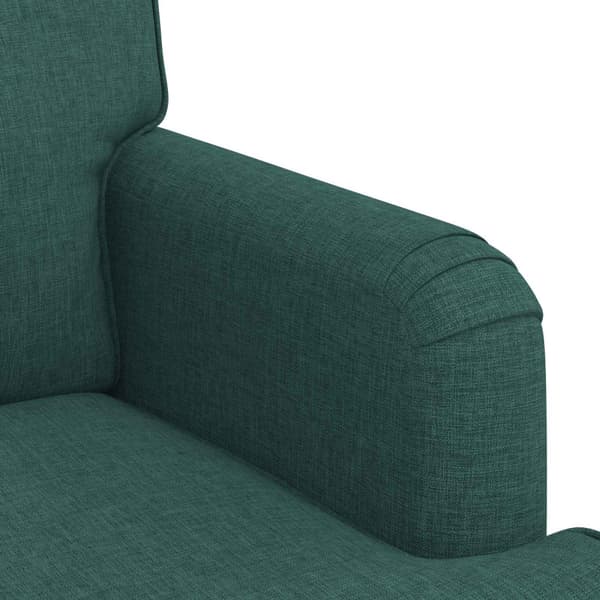 Soffa Mörkgrön 144 x 80 x 85 cm tyg