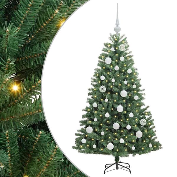 Plast Hingad Julgran Grön 120 cm PVC och metall