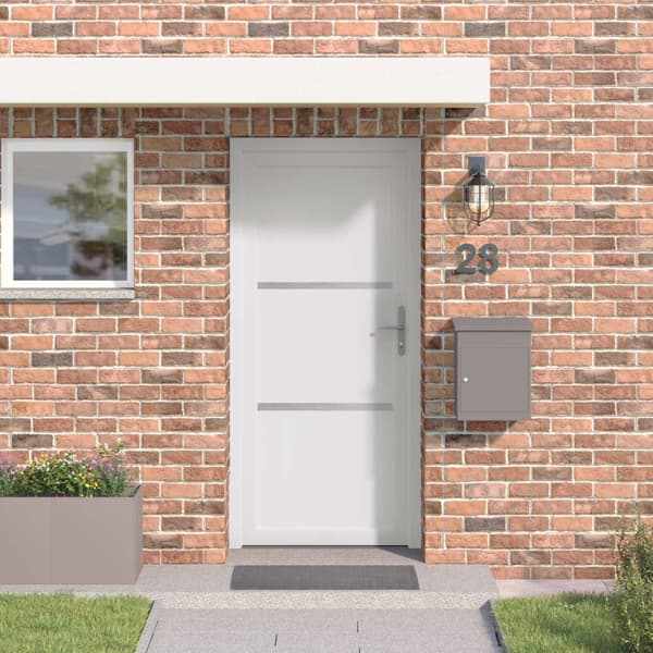 Framdörr Vit 108 x 208 cm PVC