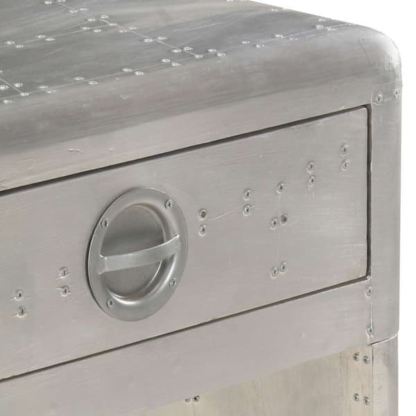 Skänk aviatorstil 110x35x75 cm metall