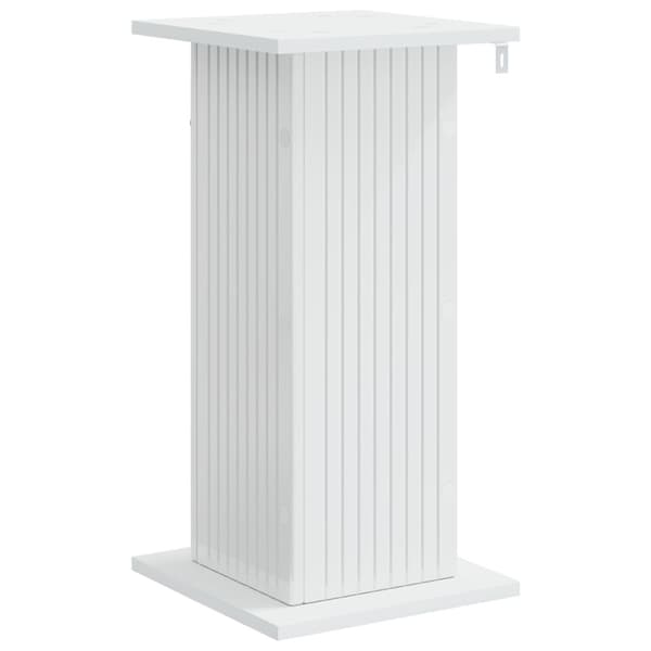 Växtställ Vit högglans 30,5 x 30 x 60,5 cm Konstruerat trä