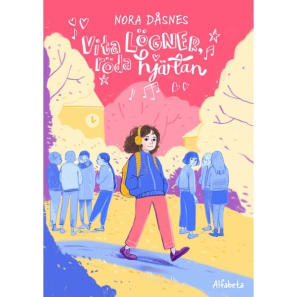 Vita lögner, röda hjärtan (inbunden)