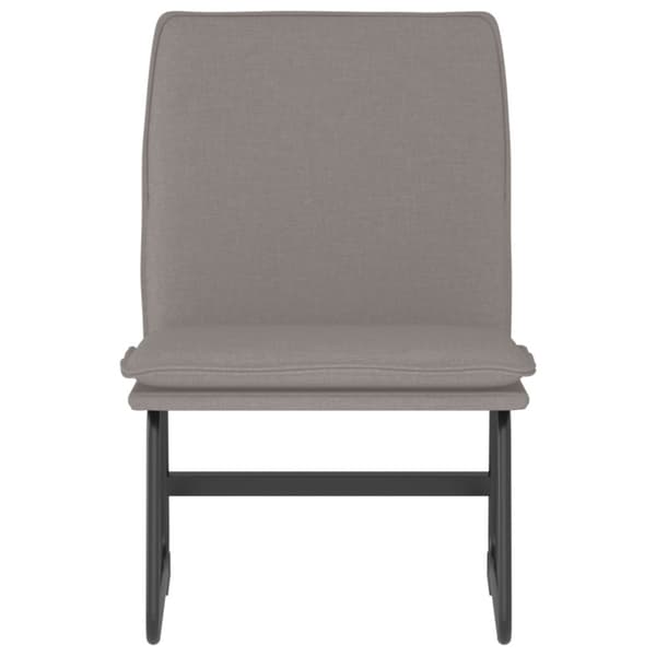 Loungestol taupe 52x75x76 cm tyg