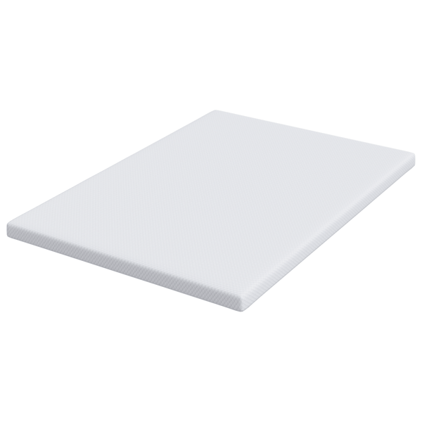 Memory foam madrass toppers 140 x 190 cm Thick Mjuk Vit