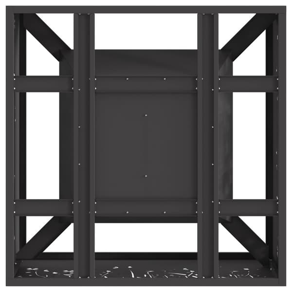 Eldstad Svart 60 x 60 x 30 cm Stål