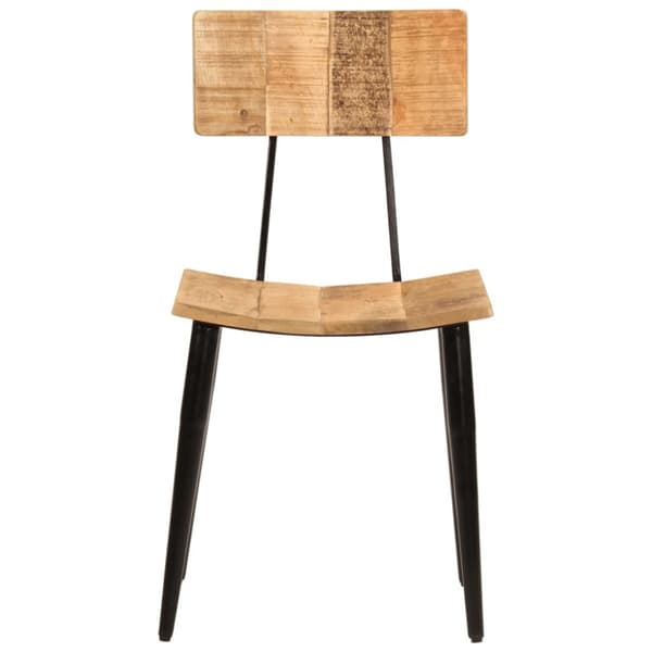 Matstolar 2 st 44x40x80 cm massivt mangoträ