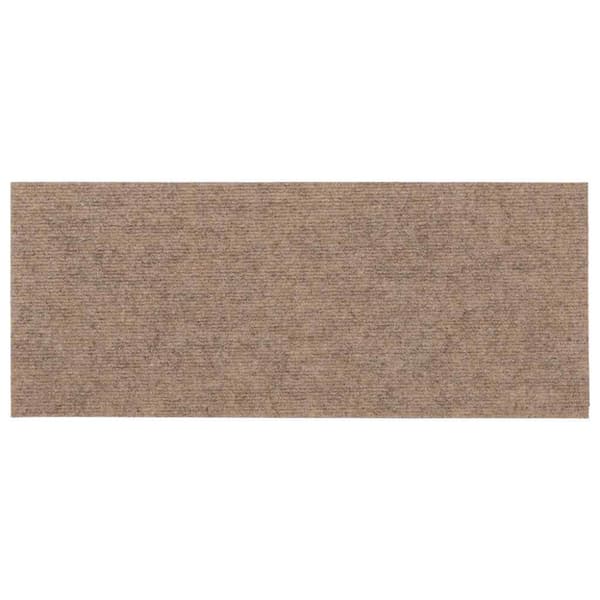 Trappmattor självhäftande 30 st 60x25 cm ljusbruna rektangulära