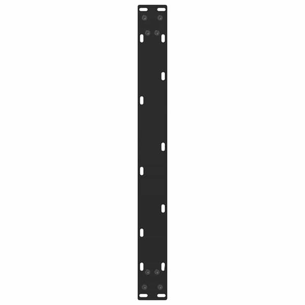 Soffbordsben svarta 2 st 60x(30-31) cm stål